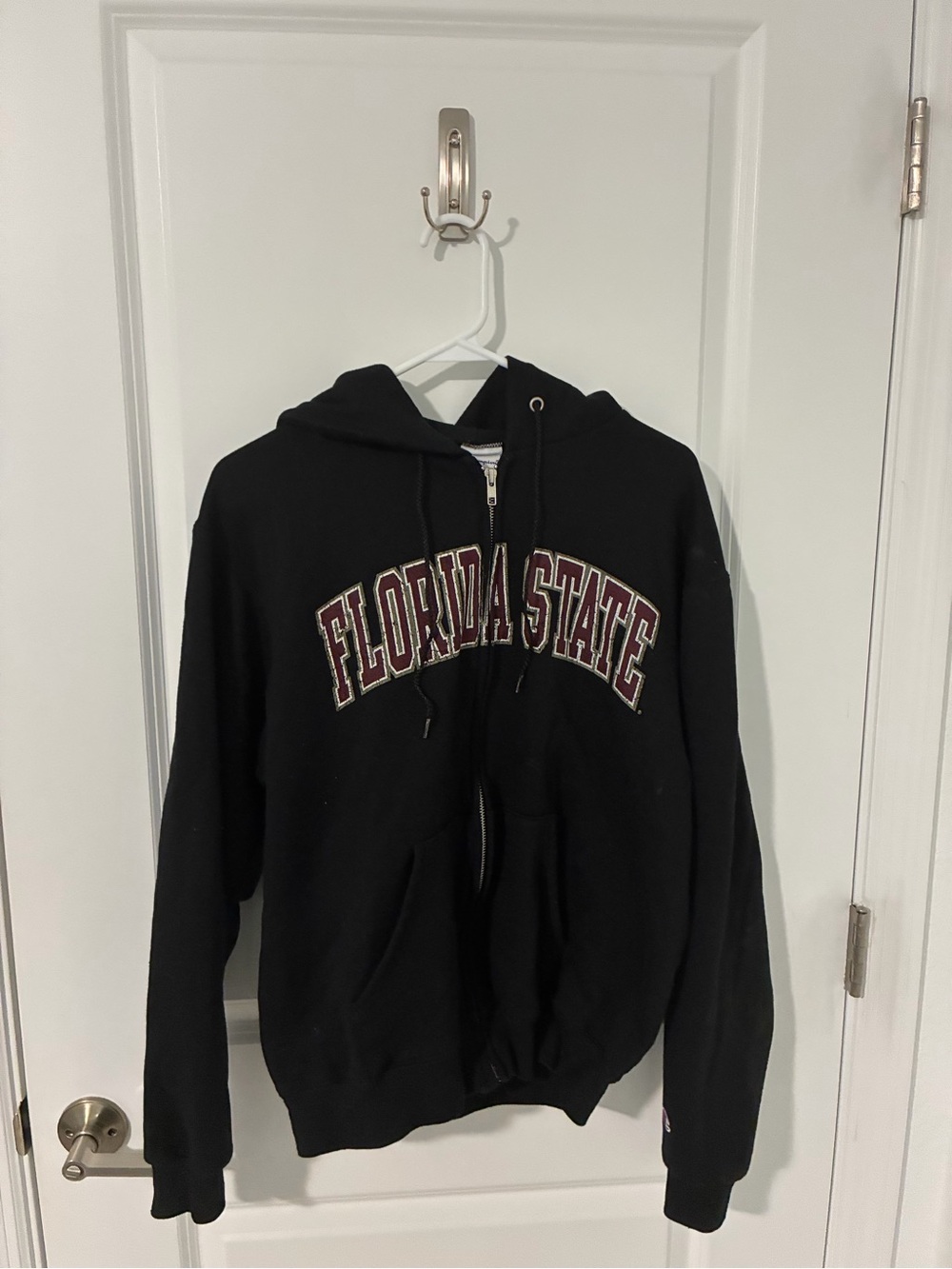 Champion Black Florida State Zip Hoodie Jacket